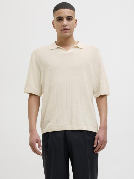 Actual product image Jack & Jones Jorvarenna Knit Ss Split Neck (XL)
