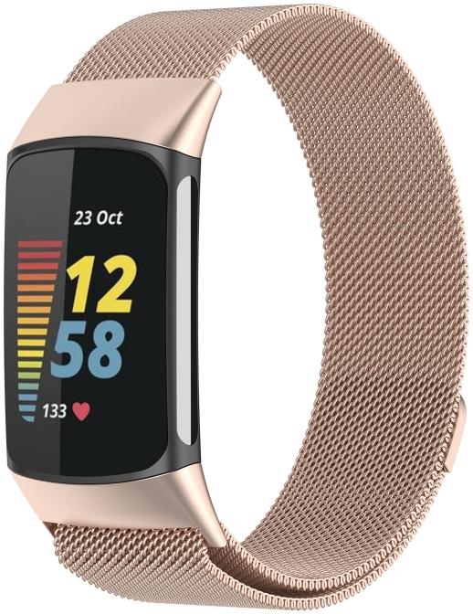 Produktbild PhoneLook Milanaise-Armband aus Stahl in (Grösse L) Vintage gold (Aluminium, 4, Charge 3)