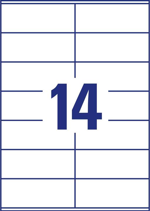 Actual product image Avery Universal labels
