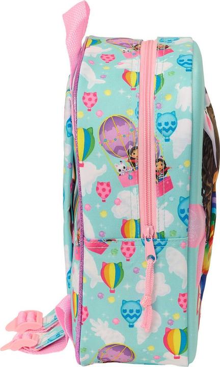 Produktbild Gabby's Dollhouse Schulrucksack Rosa Himmelsblau 22 x 27 x 10 cm 3D