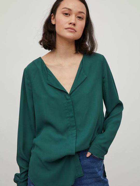 Image du produit Vila Chemise à col fendu High Low (L)