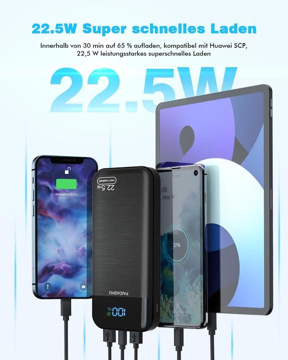 Immagine prodotto Paidashu VS2 (27000 mAh, 22.50 W, 22.50 Wh)