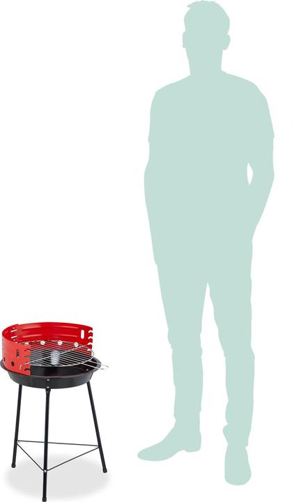 Actual product image Relaxdays Charcoal grill