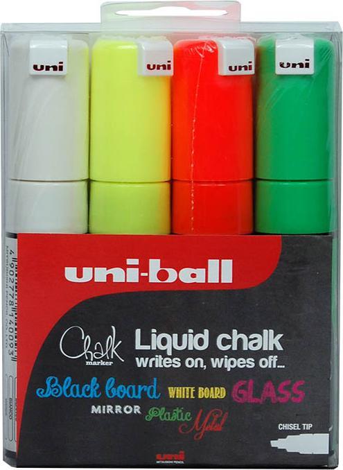Produktbild Uni-ball Chalk (Mehrfarbig, 8 mm, 4 x)