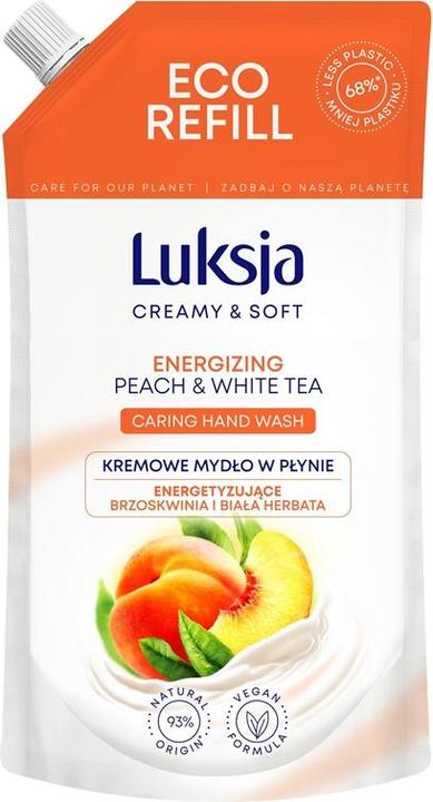 Luksja Liquid Soap Refill Peac&Tea 400ml (Flüssigseife, 400 ml)