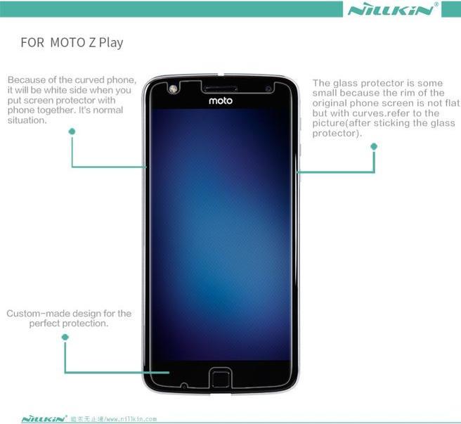 Actual product image Nillkin Matte Series (1 Piece, Motorola Moto Z Play)
