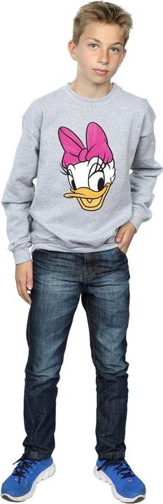Actual product image Disney Boys Daisy Duck Head Painted Sweatshirt (140, 146)