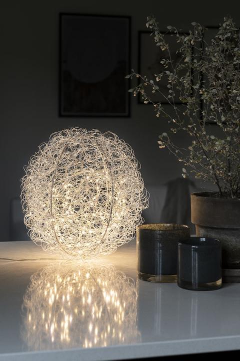 Produktbild Konstsmide Gnosjö LED Dekoration Drahtball D30cm 3515-303 Innen 160LED warmws Zultg 5m transparen