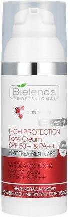 Actual product image Bielenda PROFESSIONAL High Protection Face Cream SPF50+ krem do twarzy regeneracja skóry po zabiegac (Sun cream face, SPF 50+, 50 ml)