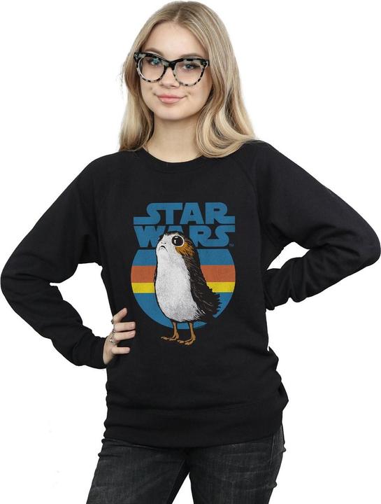 Actual product image Star Wars Womens/Ladies The Last Jedi Porg Sweatshirt (L)