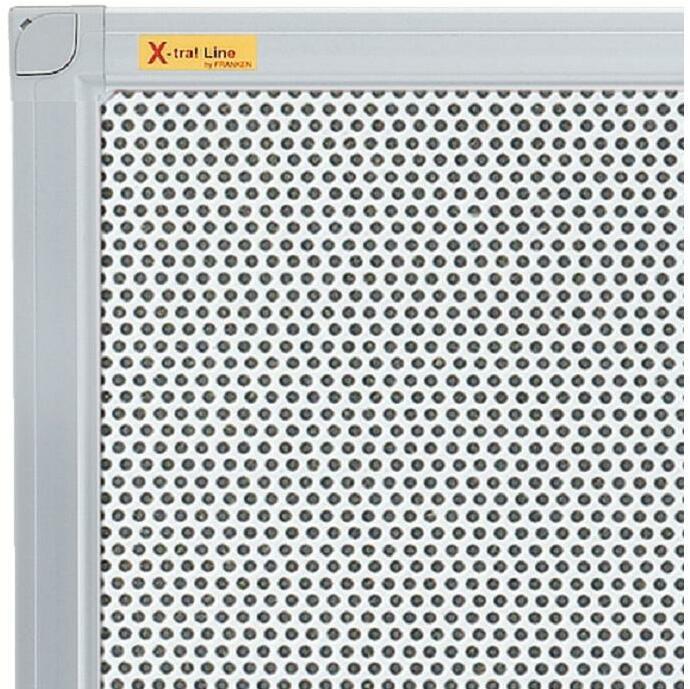 Image du produit Franken Tableau pour notes X-tra!Line textile avec grille métallique (Tableau noir, 90 x 60 cm)