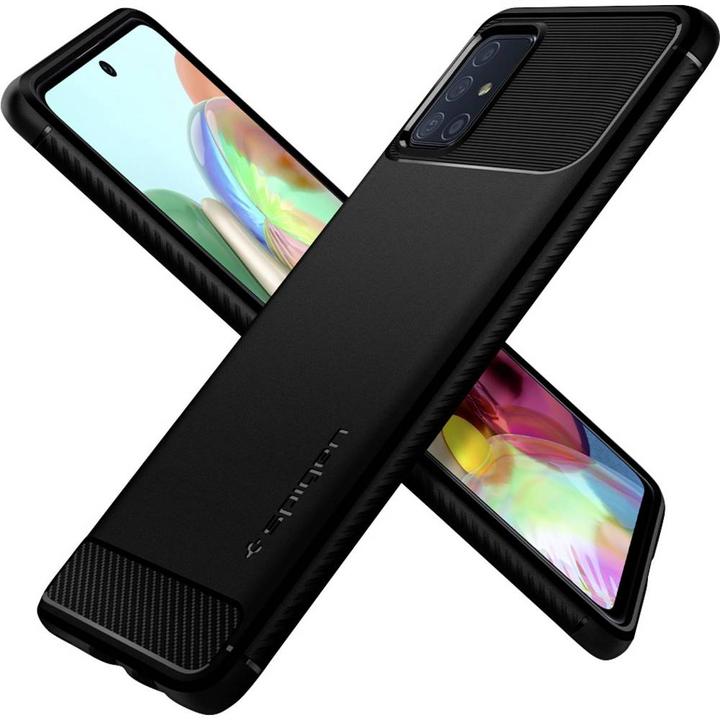 Actual product image Spigen rugged army (Samsung Galaxy A71)