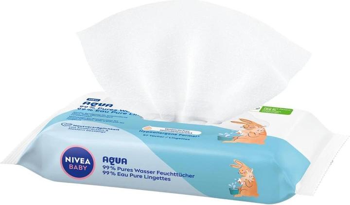 Produktbild NIVEA Aqua Feuchttücher Quattro (228 Stück)