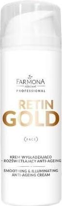 Farmona PROFESSIONAL Retin Gold Smoothing&Illuminating Anti-Ageing Cream krem wygładzająco-lifti (24h Creme)