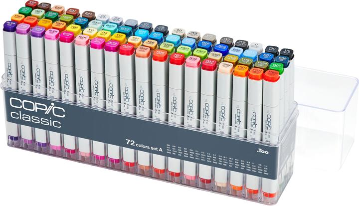 Actual product image Copic Set of 72 (Grey, 7 mm, 72 x)