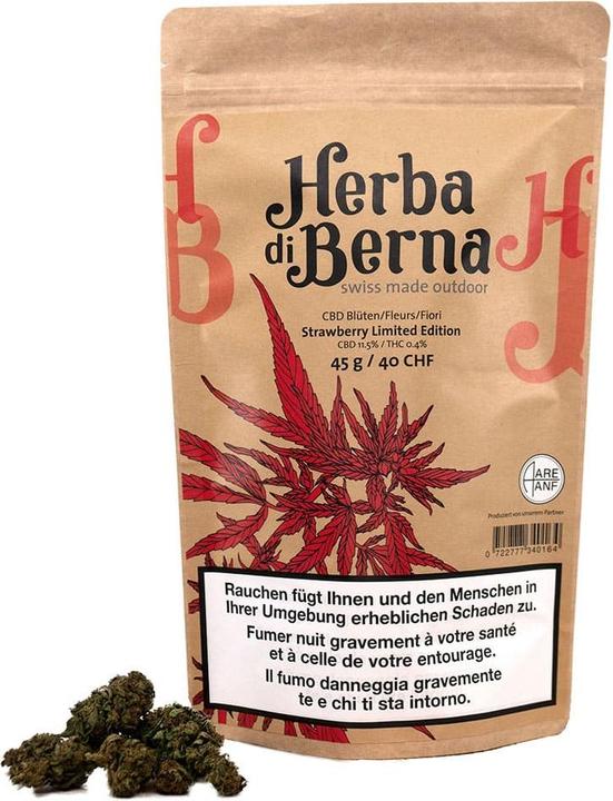 Herba di Berna Strawberry Outdoor Limited Edition (45 g, Outdoor)