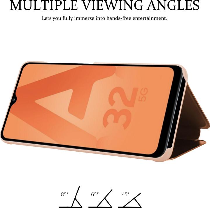 Actual product image Cadorabo Book Smart View Mirror Cover (Samsung Galaxy A32 5G)