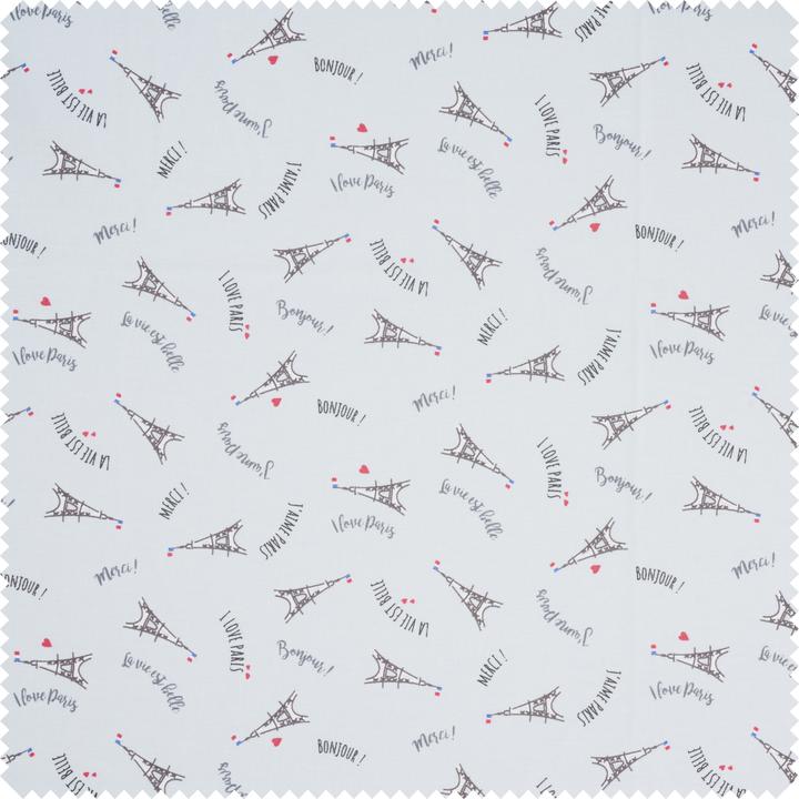 Nährwerte und Zutaten VBS Baumwoll-Stoff "Paris" Acryl beschichtet, 145 cm breit, Meterware