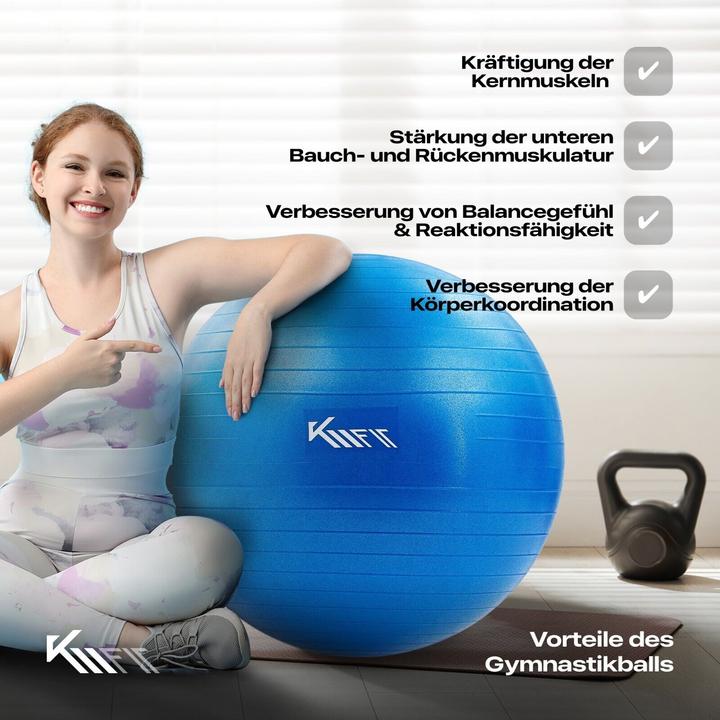 Immagine prodotto Km-Fit Palla per esercizi (65 cm)