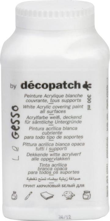 Actual product image Décopatch Gesso (White, 300 ml)