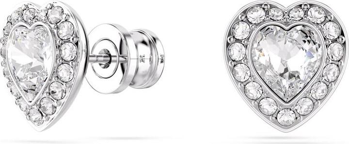 Produktbild Swarovski x Ariana Grande Ohrstecker Verschiedene Schliffe Herz Weiss Rhodiniert (Swarovski Metall)