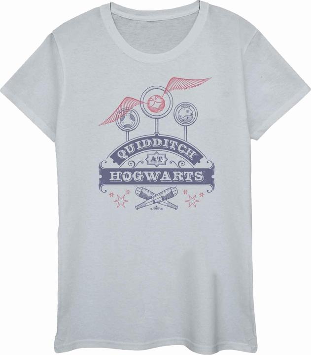 Actual product image Womens/Ladies Quidditch At Hogwarts T-Shirt (XL)