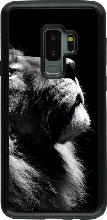Actual product image PhoneLook Cover Hybrid Armor black Lion looking up (Samsung Galaxy S9+)