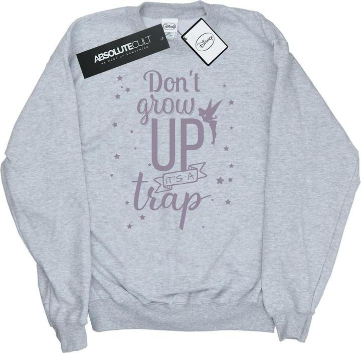 Actual product image Disney Girls Tinker Bell Don't Grow Up Sweatshirt (140, 146)