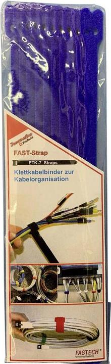 Immagine prodotto Fastech E7-2 Cinturino, blu, 7x200mm (Fascette in velcro, 200 mm, 10 pz.)