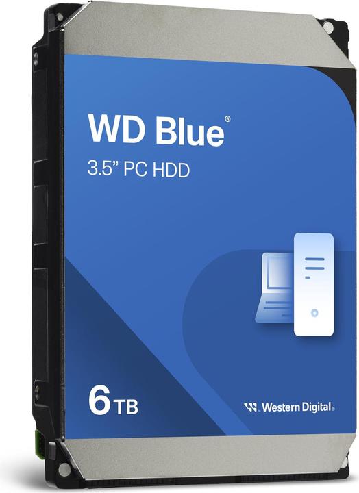 Actual product image WD Blue (6 TB, 3.5", CMR)