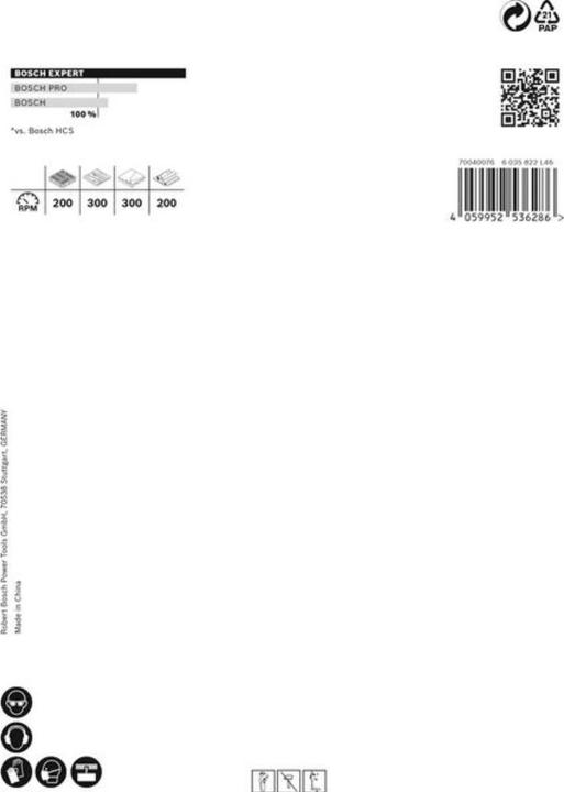 Actual product image Bosch Professional Zubehör Expert Construction Material Lochsäge, 111 x 60 mm (111 millimetres)