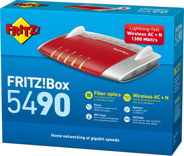 Immagine prodotto AVM FRITZ!Box 5490 Fibra