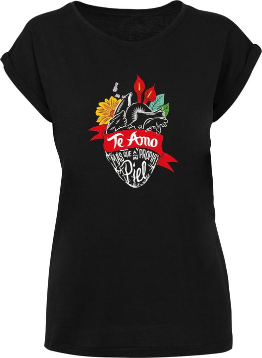 Actual product image Merchcode Frida Te Amo New with Ladies Extended Shoulder Tee - 117953 (S)