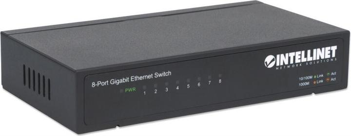 Actual product image Intellinet 8 Port Gigabit Ethernet Switch (8 Ports)