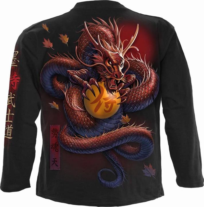 Actual product image Spiral Unisex Adult Samurai Long-Sleeved T-Shirt (XL)
