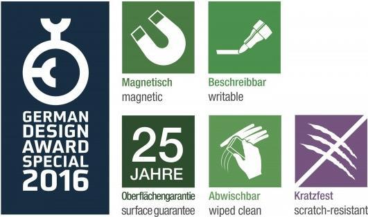 Produktbild Magnetoplan MAGNETOP. Design Whiteboard CC 12407CCliert 2200x1200mm (220 x 120 cm)