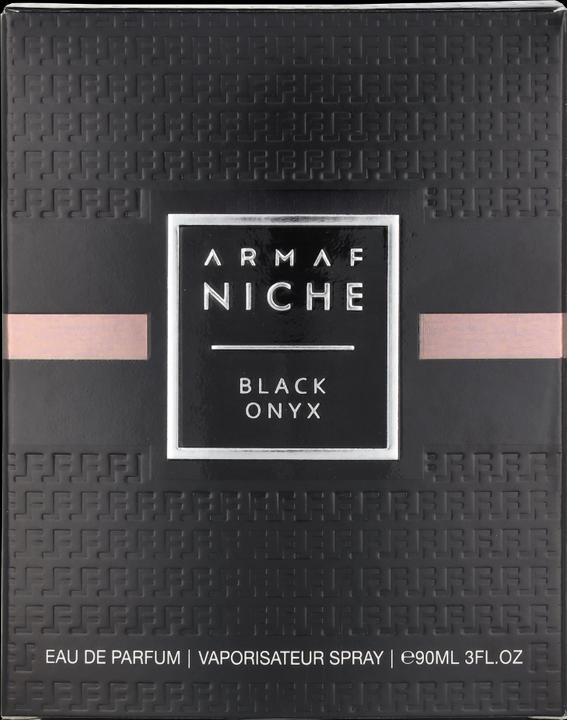 Actual product image Armaf Niche Black Onyx by Eau de Toilette Spray (Unisex) 90 ml (Eau de parfum, 90 ml)