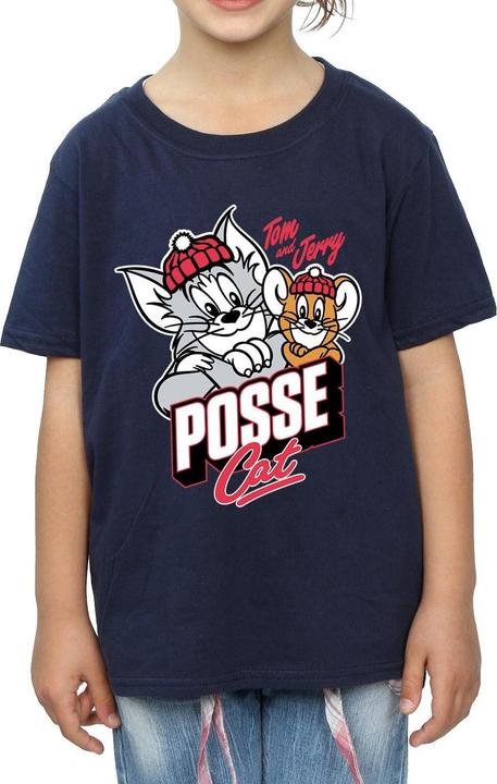 Immagine prodotto Tom & Jerry Posse Cat Maglietta Ragazze (152, 158)