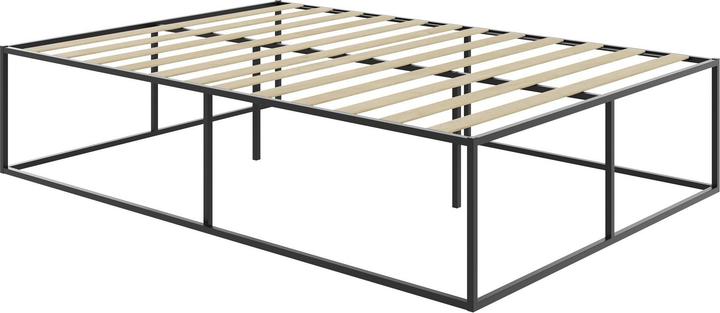 Image du produit tectake Cadre de lit en acier KYOTO avec sommier à lattes, 250 kg (200 x 140 cm)