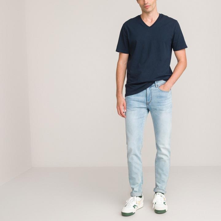Image du produit La Redoute Collections T-Shirt mit V-Ausschnitt (M)