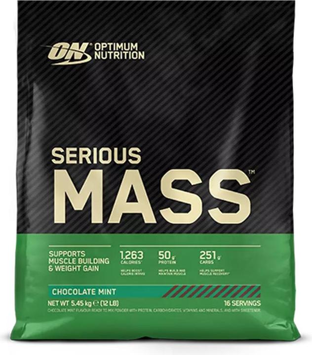 Actual product image Optimum Nutrition Serious Mass (Mint, 1 pcs., 5450 g)