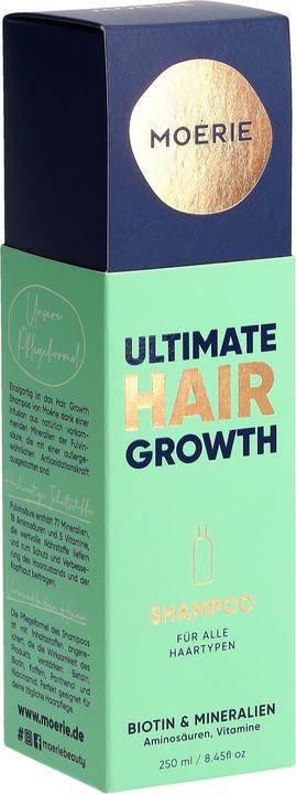 Actual product image Moérie Ultimate Hair Growth (250 ml, Liquid shampoo)