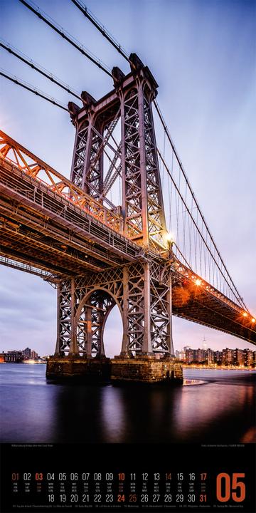 Immagine prodotto Inside New York Kalender 2026 (33 x 66 cm, Inglese, Francese, Tedesco)