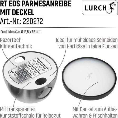 Produktbild Lurch Parmesanreibe mit Deckel