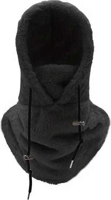 Actual product image Dema Fluffy face protection ski mask balaclava black