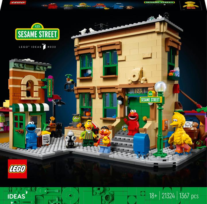Immagine prodotto LEGO 123 Sesame Street (21324, LEGO Ideas, Set LEGO rari)