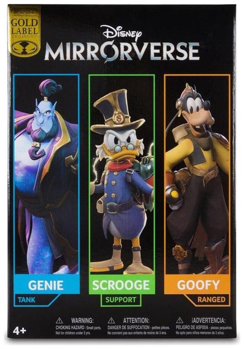Actual product image McFarlane Disney Mirrorverse Action Figure Combopack Genie, Scrooge McDuck & Goofy (Gold Label) 13 - 18 cm