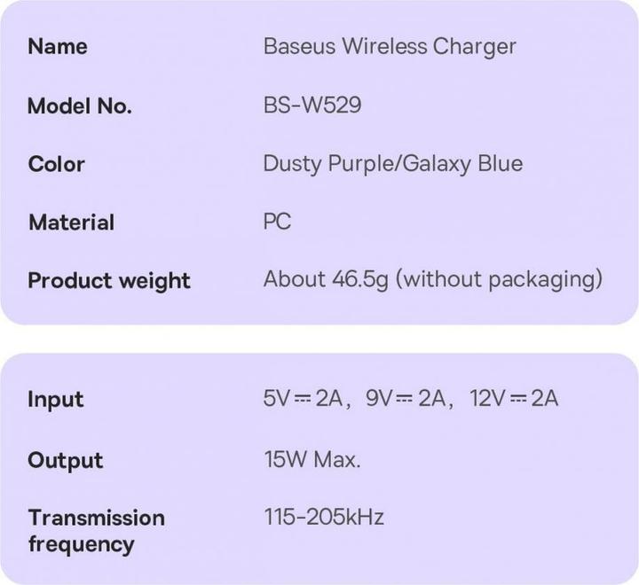 Immagine prodotto Baseus Simple Mini3 (15 W)