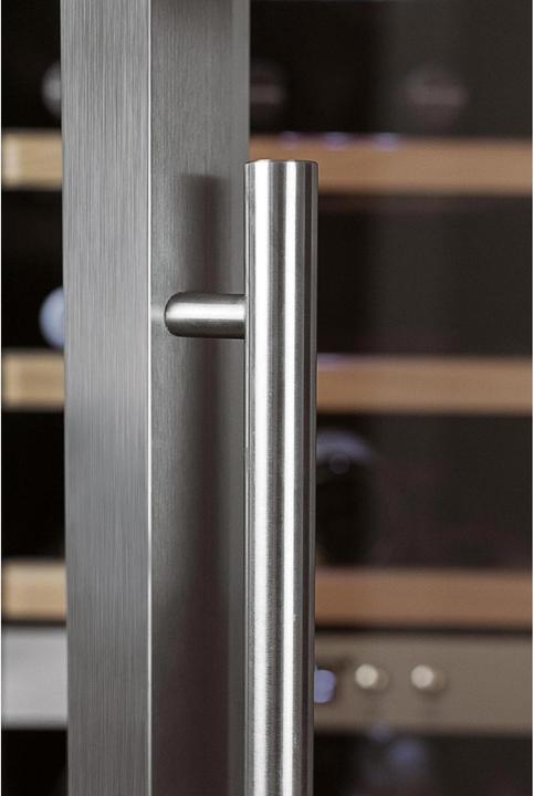 Actual product image Caso WineMaster 126 Wine Cooler with Compressor Freestanding Stainless Steel 126 Bottle(s)