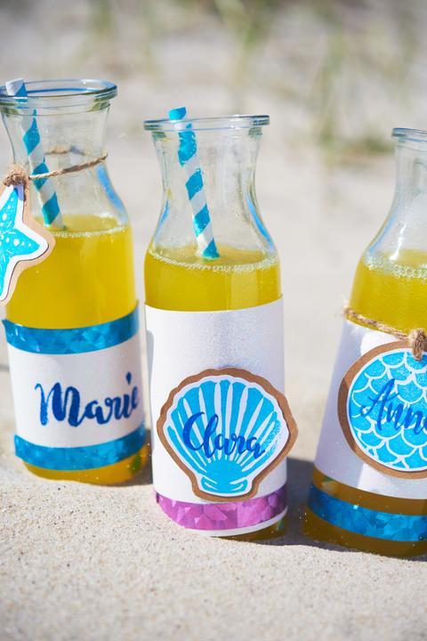 Actual product image VBS Milk" glass bottles, set of 3, Ø approx. 6 cm x 20 cm (0.35 l)